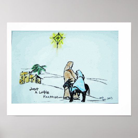 Gewoon een beetje verder poster (Voorkant)