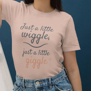 Gewoon een beetje wiebelen – Minimalistische yogal T-shirt