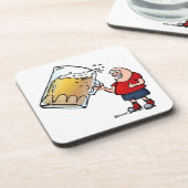 Gewoon één BIG Beer-man Bier Onderzetter (Linkerzijde)