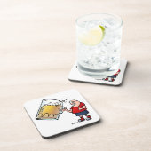 Gewoon één BIG Beer-man Bier Onderzetter (Rechterzijde)