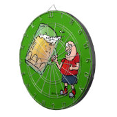 Gewoon één BIG Beer-man Dartbord (Voorkant Rechts)