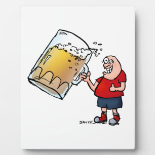 Gewoon één BIG Beer-man Fotoplaat