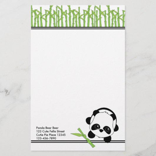 Gewoon een bite van Bamboe Briefpapier (Voorkant)