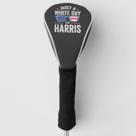 Gewoon een blanke man voor Harris Support Presiden Golfheadcover