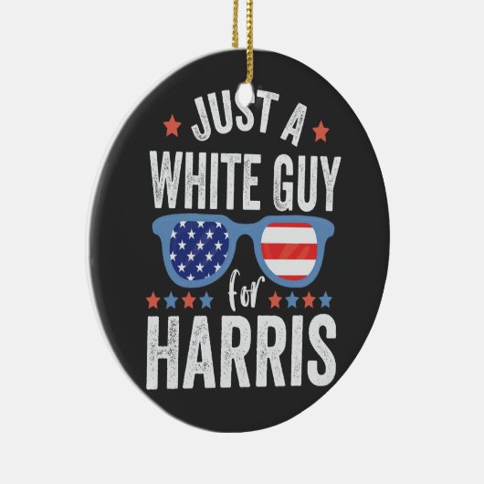 Gewoon een blanke vent voor Harris Ondersteun Pres Keramisch Ornament (Rechts)