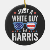 Gewoon een blanke vent voor Harris Ondersteun Pres Keramisch Ornament (Voorkant)