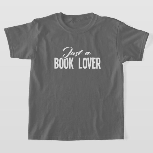 Gewoon een boekenliefhebber T-Shirt (Laagn)