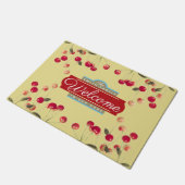 Gewoon een Bowl van Cherries Welkom Deurmat (Schuin)