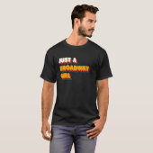 Gewoon een breedbandmeisje t-shirt (Voorkant volledig)