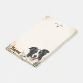 Gewoon een briefje Border Collie Post-it® Notes (Schuin)