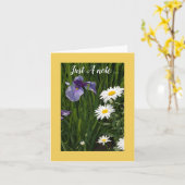 Gewoon een briefje kaart (Gele Bloem)