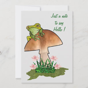 gewoon een briefje om hallo te zeggen! feestdagenkaart