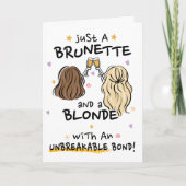 Gewoon een brunette en een blondine (Voorkant)