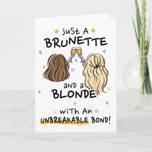 Gewoon een brunette en een blondine (Voorkant)