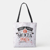 Gewoon een Bunch van Hocus Pocus Halloween Tote Bag (Achterkant)