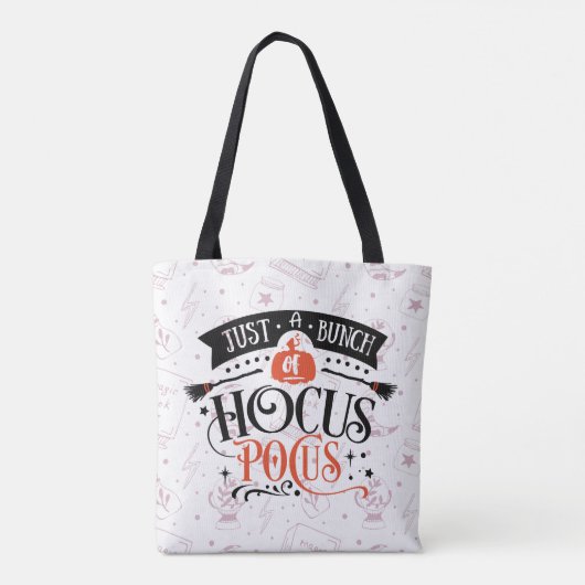 Gewoon een Bunch van Hocus Pocus Halloween Tote Bag (Achterkant)
