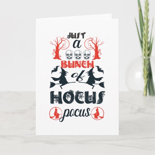 Gewoon een Bunch van Hocus Pocus Kaart (Voorkant)