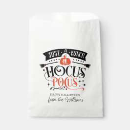 Gewoon een Bunch van Hocus Pocus Typography Favor Bedankzakje
