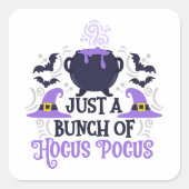 Gewoon een Bunch van Hocus Pocus Vierkante Sticker (Voorkant)