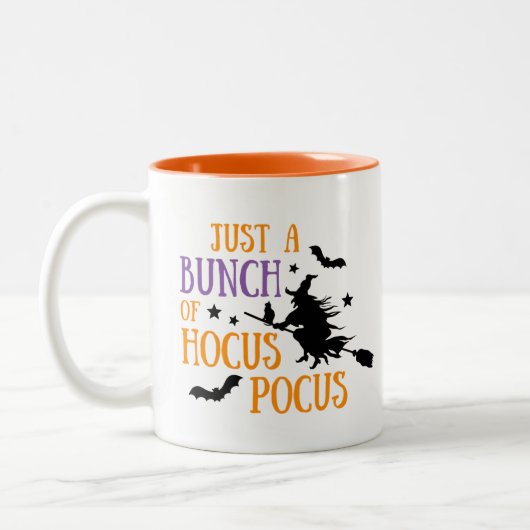 Gewoon een bundel Hocus Pocus Halloween Tweekleurige Koffiemok (Links)