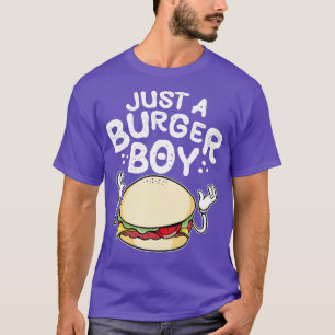 Gewoon een Burger Boy Hamburger Women en Cheesebur T-shirt