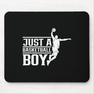 Gewoon een Bysketbyll Boy Coach Speler Team Match Muismat