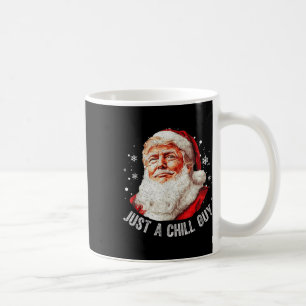 Gewoon een chill jongens kerst grappig Santa Trump Koffiemok