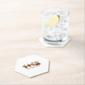 Gewoon een dankbare gans Happy Thanksgiving Kartonnen Onderzetters (Insitu)