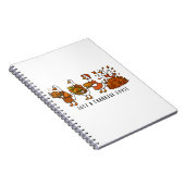 Gewoon een dankbare gans Happy Thanksgiving Notitieboek (Rechterzijde)