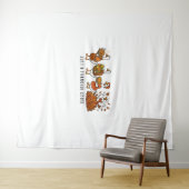 Gewoon een dankbare gans Happy Thanksgiving Wandkleed (In Situ (horizontaal))