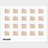 Gewoon een Dash van Cheer Ronde Sticker (Vel)