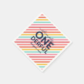 Gewoon een-derful 1e verjaardag servetten | Rainbo (Hoek)