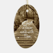 Gewoon een dichtere loopje met de Hymn Keramisch Ornament (Rechts)