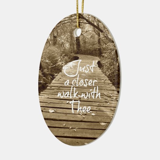 Gewoon een dichtere loopje met de Hymn Keramisch Ornament (Links)