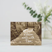 Gewoon een Dichtere Wandeling met Thee Briefkaart (Staand voorkant)