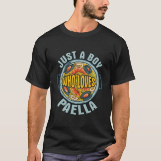 Gewoon een die houdt van Paella Food Wrap Foodie T T-shirt