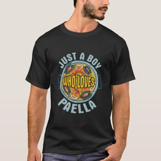 Gewoon een die houdt van Paella Food Wrap Foodie T T-shirt (Voorkant)