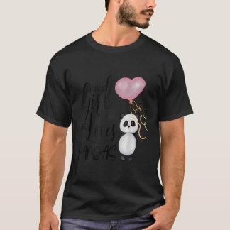 Gewoon een die houdt van panda's ik lief panda Bee T-shirt