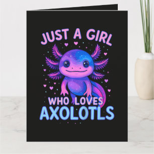 Gewoon Een Die Van Axolotls Houdt Kaart