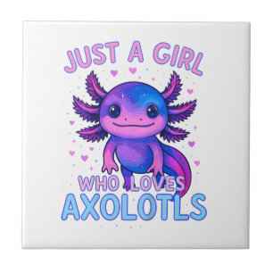 Gewoon Een Die Van Axolotls Houdt Tegeltje