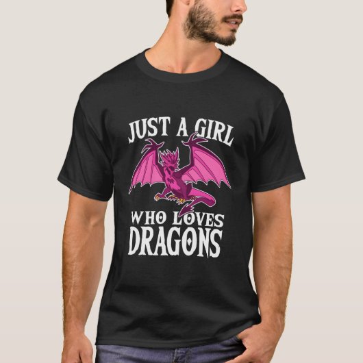 Gewoon een die van Dragons I Dragon houdt T-shirt (Voorkant)