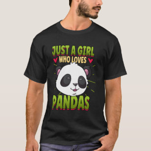 Gewoon een die van panda's houdt t-shirt