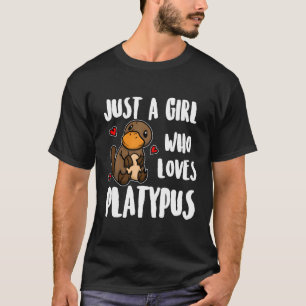 Gewoon een die van vogelbekdier houdt t-shirt