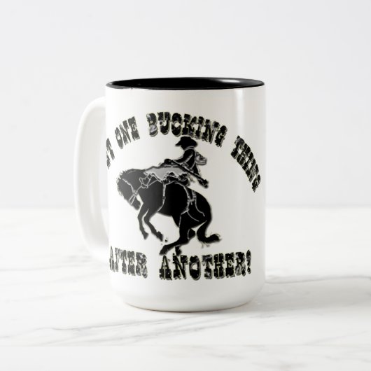 Gewoon één ding na een andere Mok (Voorkant links)