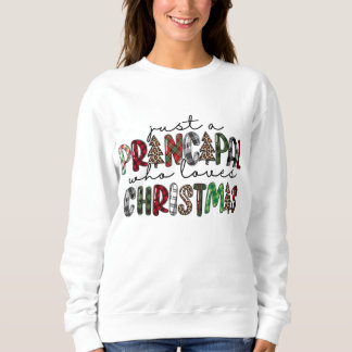 Gewoon een directeur die van kerstbuffels houdt trui