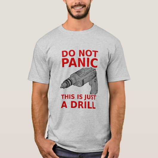 Gewoon een Dril Grappig T-shirt Humor (Voorkant)