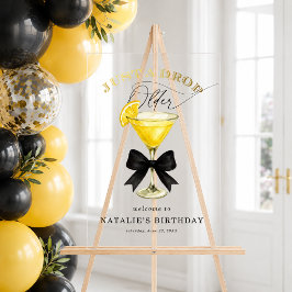 Gewoon een druppel ouder Lemon Drop Verjaardags We Acryl Bord