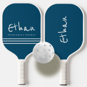 Gewoon een Eenvoudige Blauwe Pickleball Paddle met