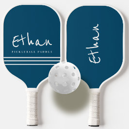 Gewoon een Eenvoudige Blauwe Pickleball Paddle met