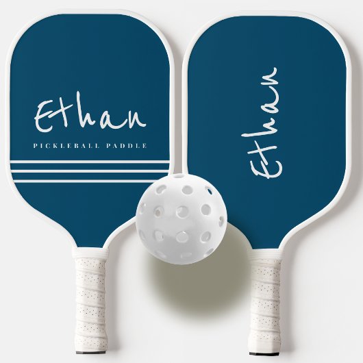Gewoon een Eenvoudige Blauwe Pickleball Paddle met